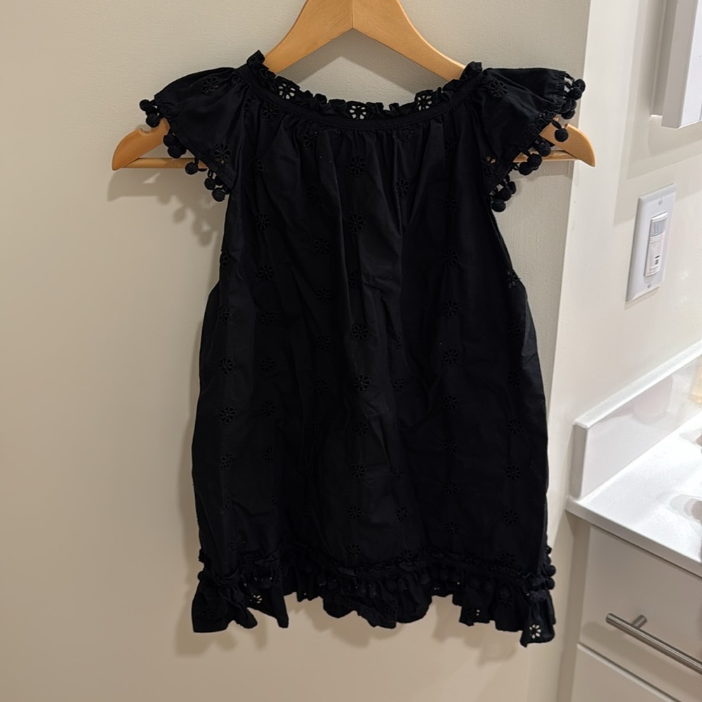 J Crew Ruffle Eyelet Top - Picture 2 of 4